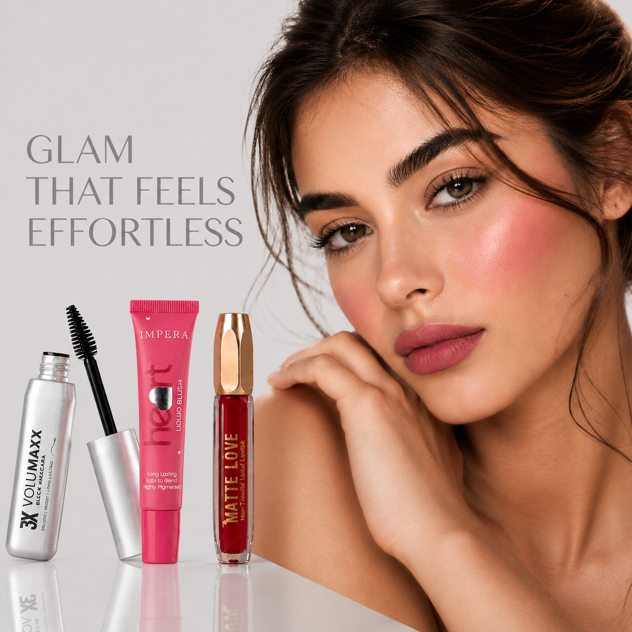 Mascara, Blush & Lipstick Set