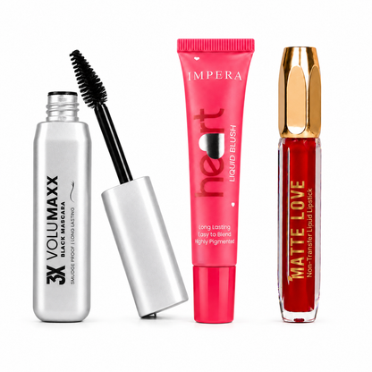 Mascara, Blush & Lipstick Set