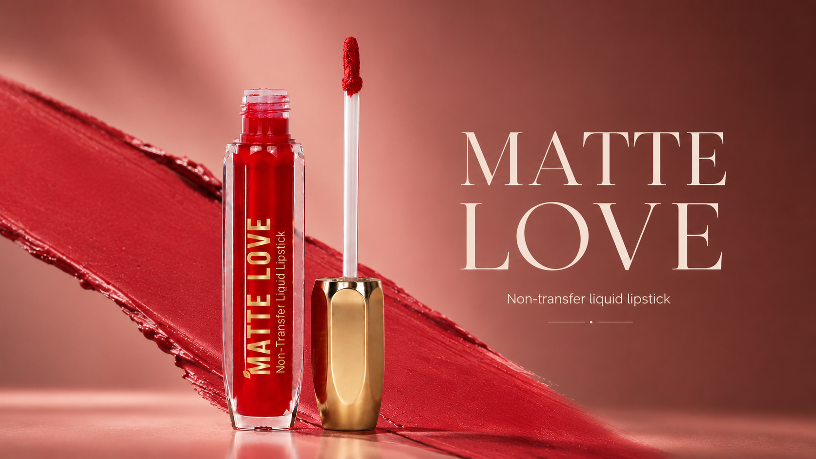 IMPERA Matte Love lipstick campaign with satin nude beauty styling”