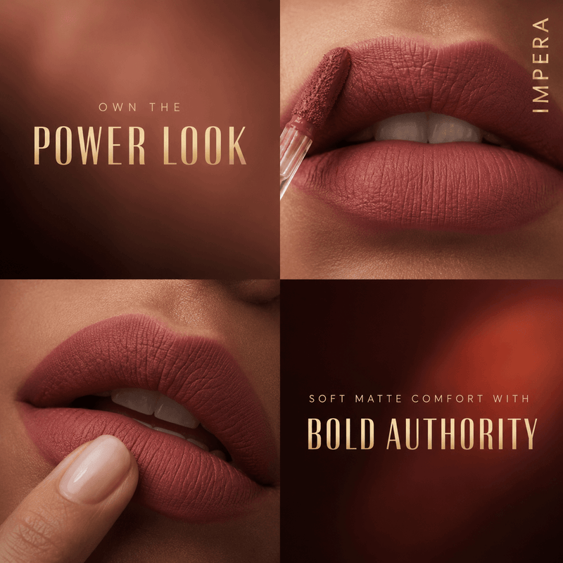 “Close-up nudematte liquid lipstick lipstick texture with smooth ultra matte pigment”