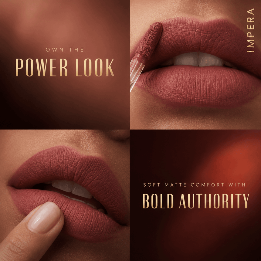 “Close-up nudematte liquid lipstick lipstick texture with smooth ultra matte pigment”