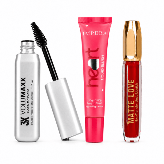 The Everyday Edit1Mascara Lipstick and Blush Set
