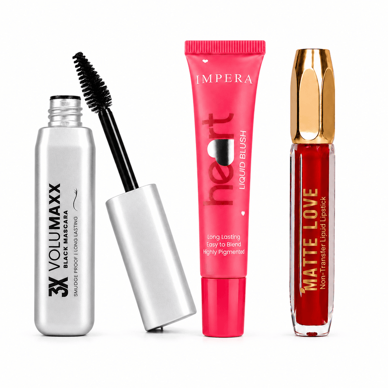 The Everyday Edit1Mascara Lipstick and Blush Set