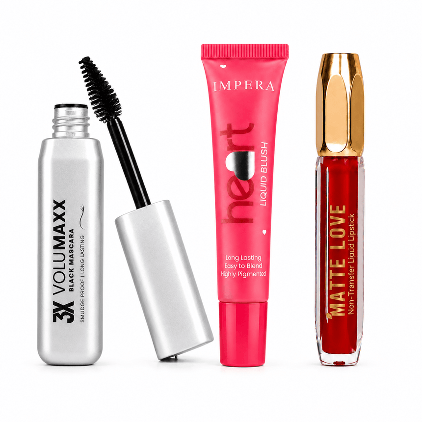The Everyday Edit1Mascara Lipstick and Blush Set