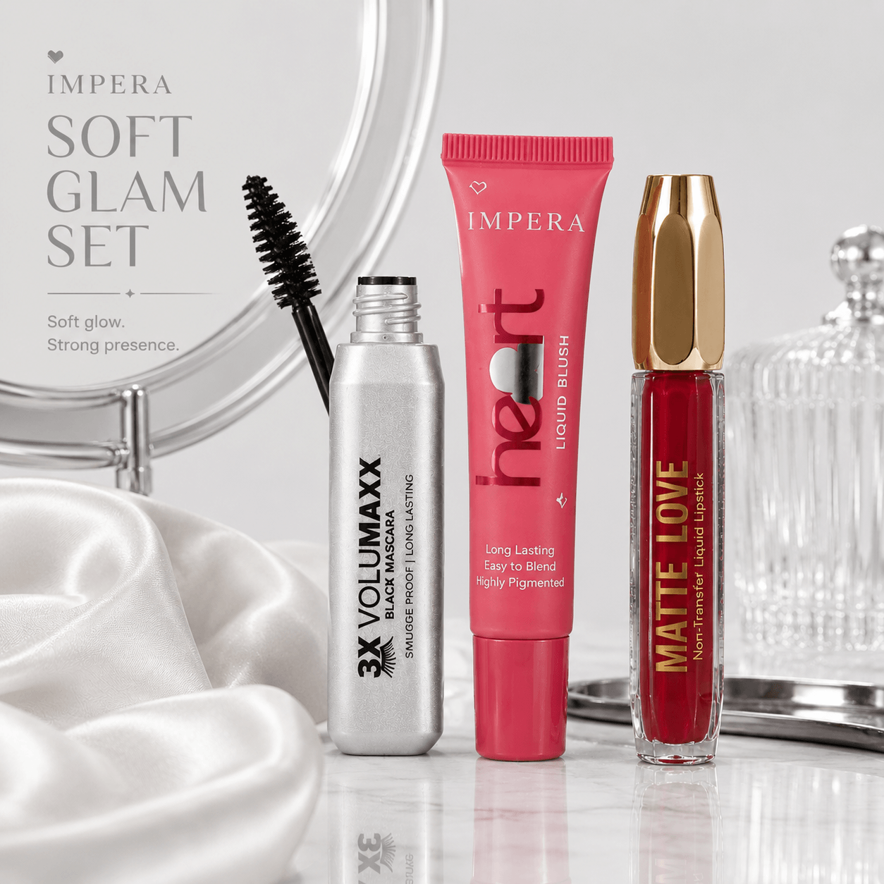The Everyday Edit7Mascara Lipstick and Blush Set